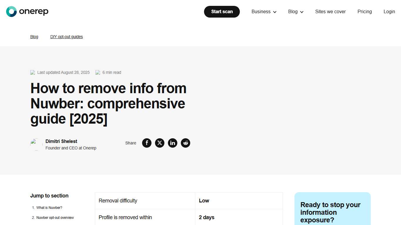 How To Remove Info From Nuwber: Comprehensive Guide [2025]